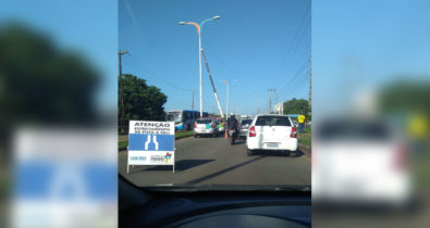 Obras de reparo em sub-adutora deixam trânsito parado em São Luís