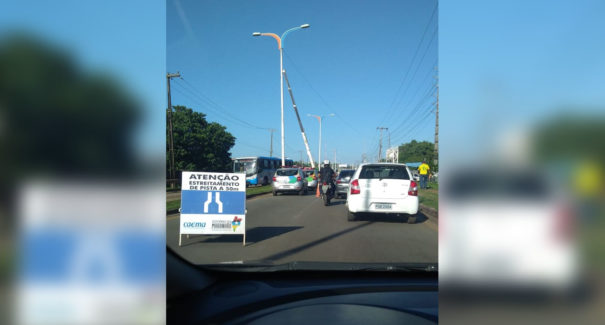 Obras de reparo em sub-adutora deixam trânsito parado em São Luís