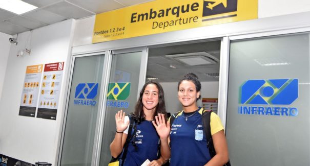 Nadadoras maranhenses representam o Brasil em competição chinesa