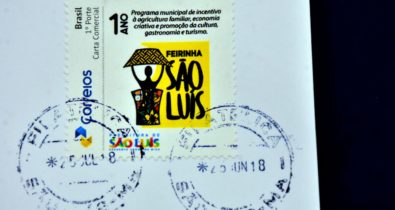 Feirinha São Luís ganha selo comemorativo dos Correios