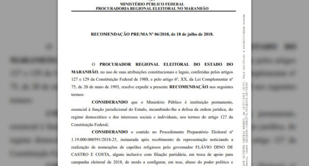 PRE recomenda que igrejas não façam propaganda eleitoral