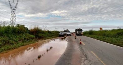 Tubulação de adutora terá reparos concluídos ainda hoje, diz Caema