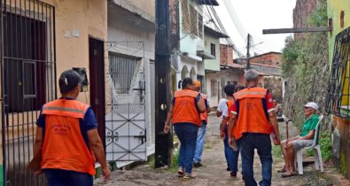 Prefeitura realiza recadastramento de famílias em área de risco