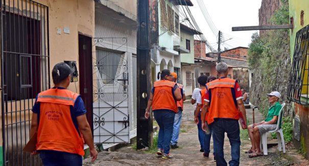 Prefeitura realiza recadastramento de famílias em área de risco