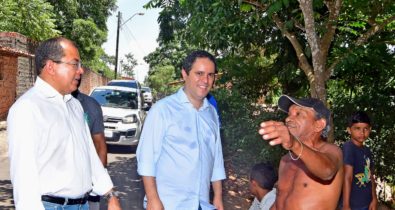 Prefeito Edivaldo acompanha andamento de obras do programa Asfalto na Estiva