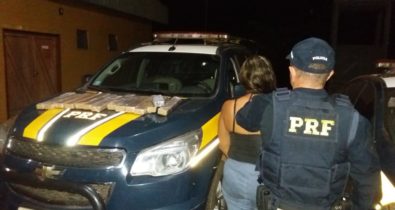 Mulher é presa com 13,5 kg de maconha em bagagem de mão, em Imperatriz