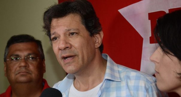 Haddad e Manuela demonstram confiança no desembarque em São Luís