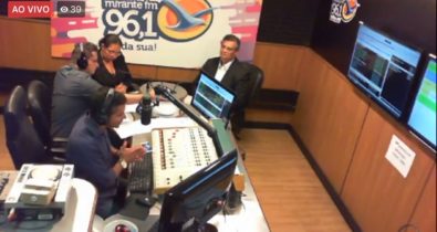 Assessores de Dino festejaram entrevista na Mirante