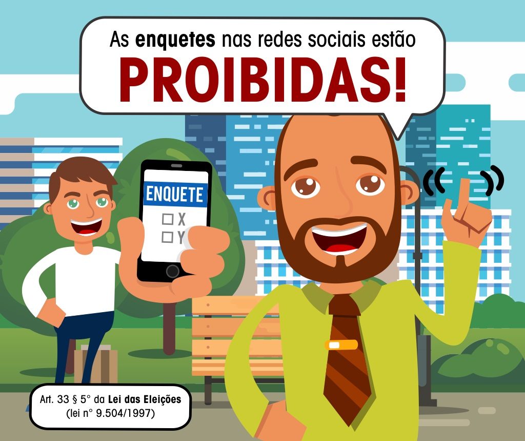 R$ 300 mil de multa para quem fizer enquete nas redes sociais