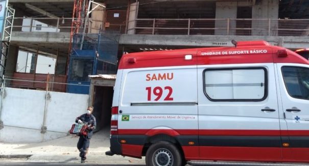 Trabalhador morre durante construção de um prédio no Renascença