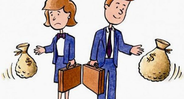 Salário dos homens foi 17% maior do que o das mulheres