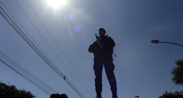 Soldados do exército chegam ao Maranhão para as eleições