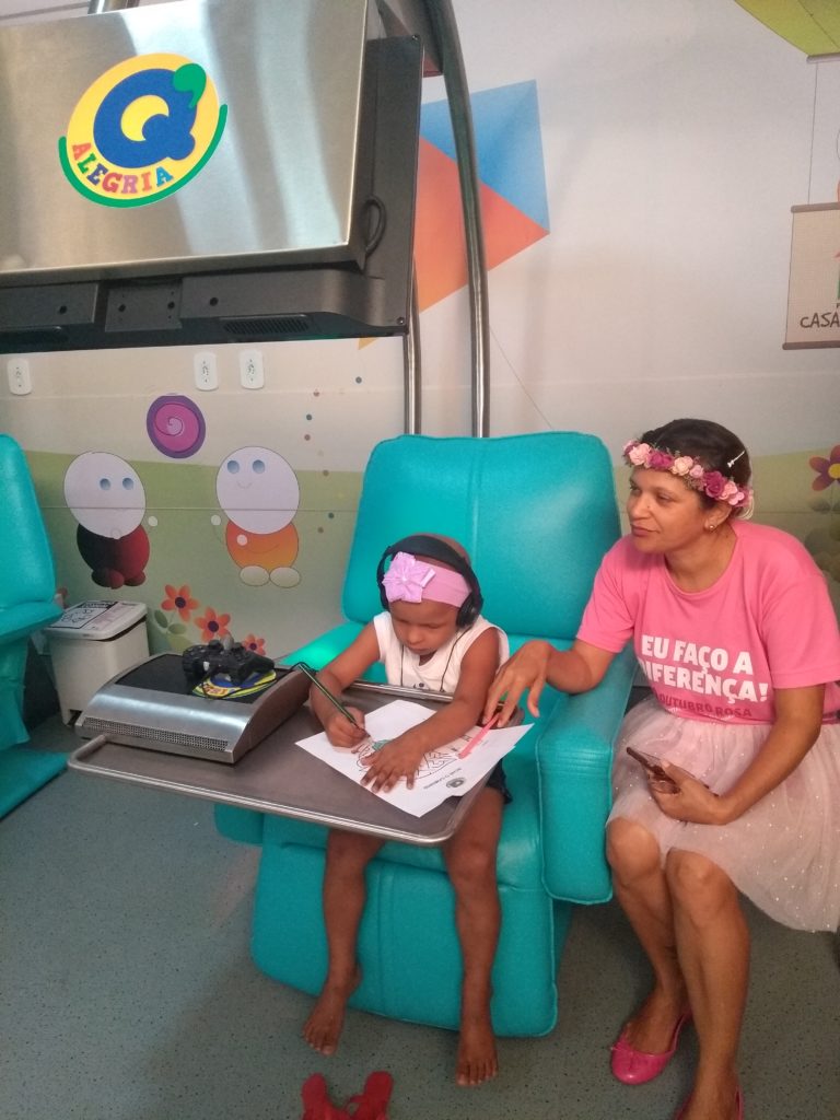 Crianças maranhenses ganham diversão durante quimioterapia