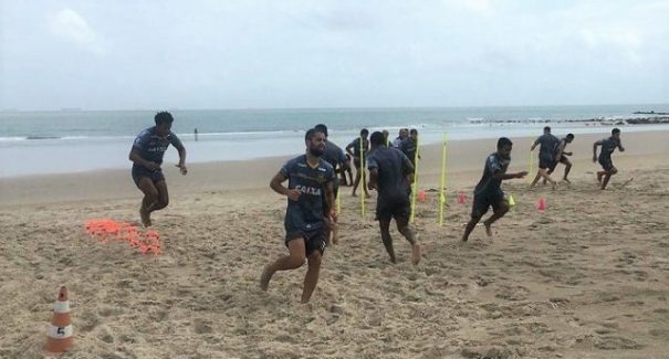 Jogadores do Sampaio estão unidos por mais uma vitória  no Campeonato Brasileiro