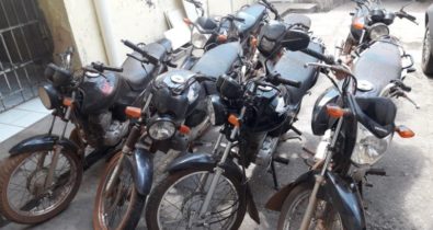 Motocicletas roubadas são recuperadas no interior do Maranhão