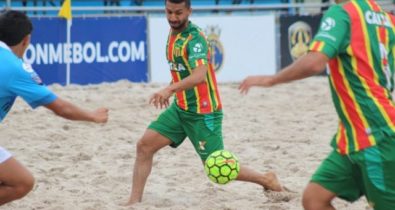 Sampaio goleia na Libertadores de Beach Soccer e segue 100%