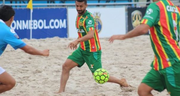 Sampaio goleia na Libertadores de Beach Soccer e segue 100%