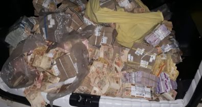 Polícia recupera dinheiro levado por populares após assalto a banco em Bacabal