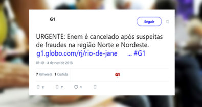 Enem 2018 foi cancelado por fraude? Checamos