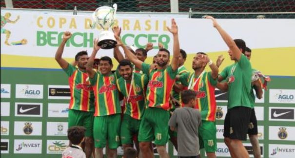 Sampaio é bicampeão da Copa do Brasil de Beach Soccer