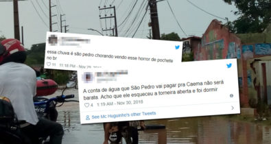 Chuva em São Luís: “São Pedro” entra nos Trending Topics do Twitter