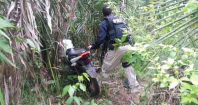 PRF recupera motocicleta roubada em Santa Inês