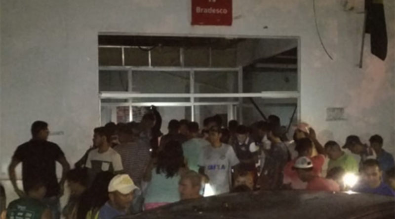 Cerca de dez bandidos explodem banco em Arame, interior do Maranhão