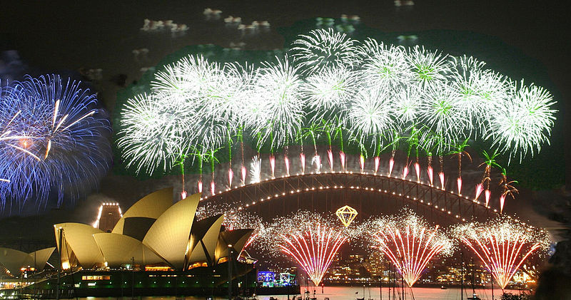 Réveillon em Sydney (Reprodução)