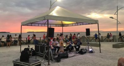 Pôr do sol na Ponta d’Areia terá música ao vivo no fim de semana