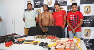 Integrantes de grupo que assalta bancos no interior do Maranhão são presos