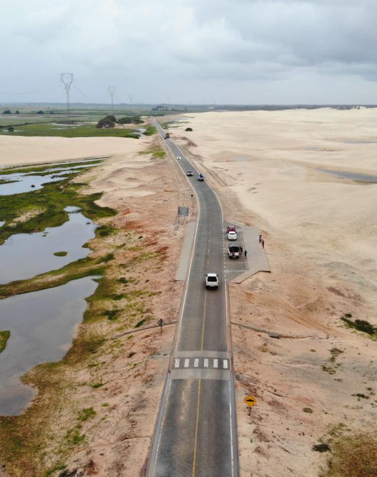 A nova estrada de Barreirinhas em imagens