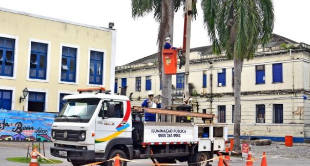Reforçada iluminação no circuito do carnaval