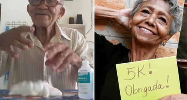 Aos 70 anos eles conquistaram milhares de fãs na internet