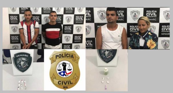 Polícia prende acusados de envolvimento em tráfico de drogas na Lagoa