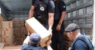 Polícia apreende R$ 1 milhão em carga de café e leite roubados