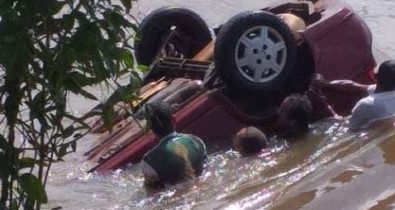 Carro é encontrado dentro de rio com duas pessoas mortas em Axixá