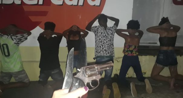 Polícia Militar prende assaltantes de coletivos nas proximidades do Angelim e apreende menores