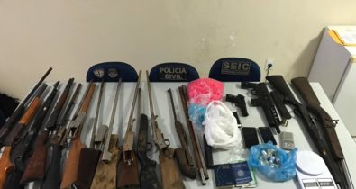 Armas são apreendidas em município do interior do Maranhão