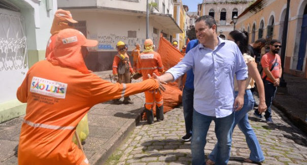 Galerias do Centro de São Luís passam por manutenção para evitar alagamentos