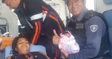 Policial militar ajuda mulher a realizar parto de emergência em Imperatriz