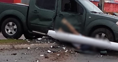 Motorista morre ao ter cabeça esmagada por poste em São Luís