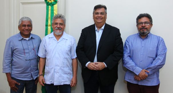 Flávio Dino conversa com lideranças do PCB