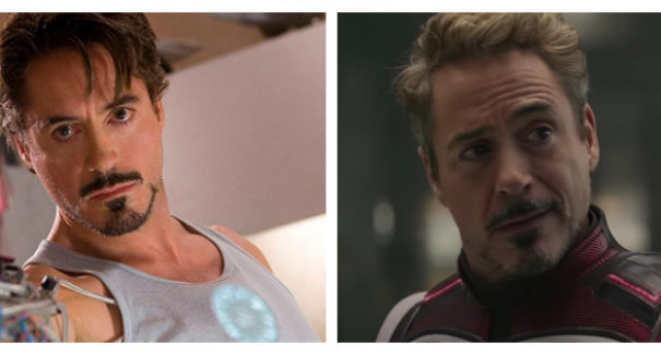 Antes e Depois do elenco de Vingadores