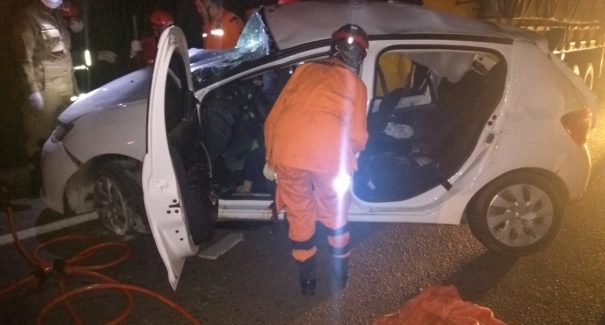 Três pessoas morrem em acidente na BR-316