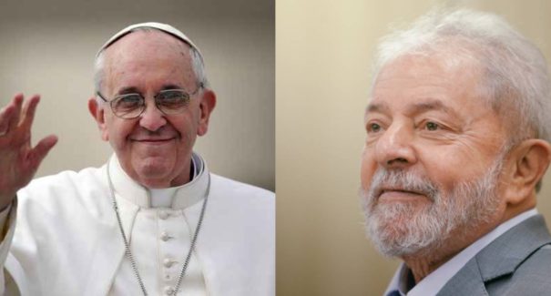 Papa Francisco envia carta ao ex-presidente Lula