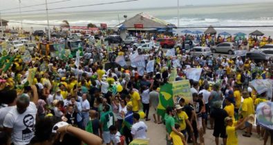 Ato pró-Bolsonaro acontece neste  domingo (26), na Av. Litorânea