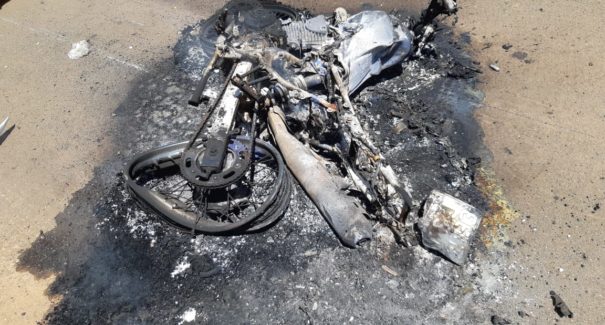 Motociclista morre após colidir com ônibus que trafegava na contramão, na BR 316