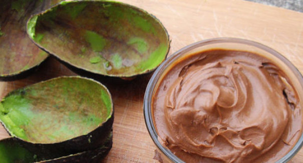 Receita de Mousse de Alfarroba com Abacate