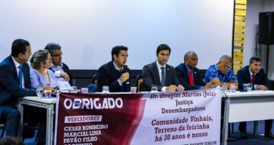 Audiência pública discute problema de terreno da Feira do Vinhais