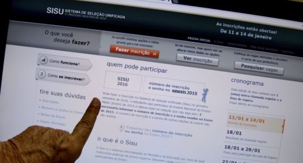 Selecionados no Sisu podem fazer matrícula a partir de hoje, 12